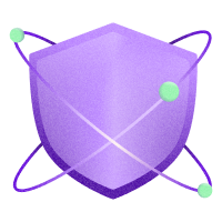 Illustration of shield of security