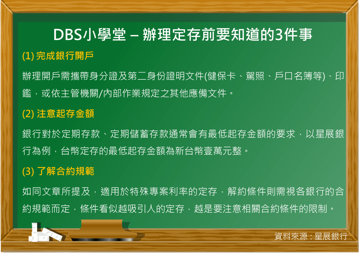 DBS | 投資理財新手入門5 – 利率、利息怎麼看? 5分鐘搞懂銀行定存！