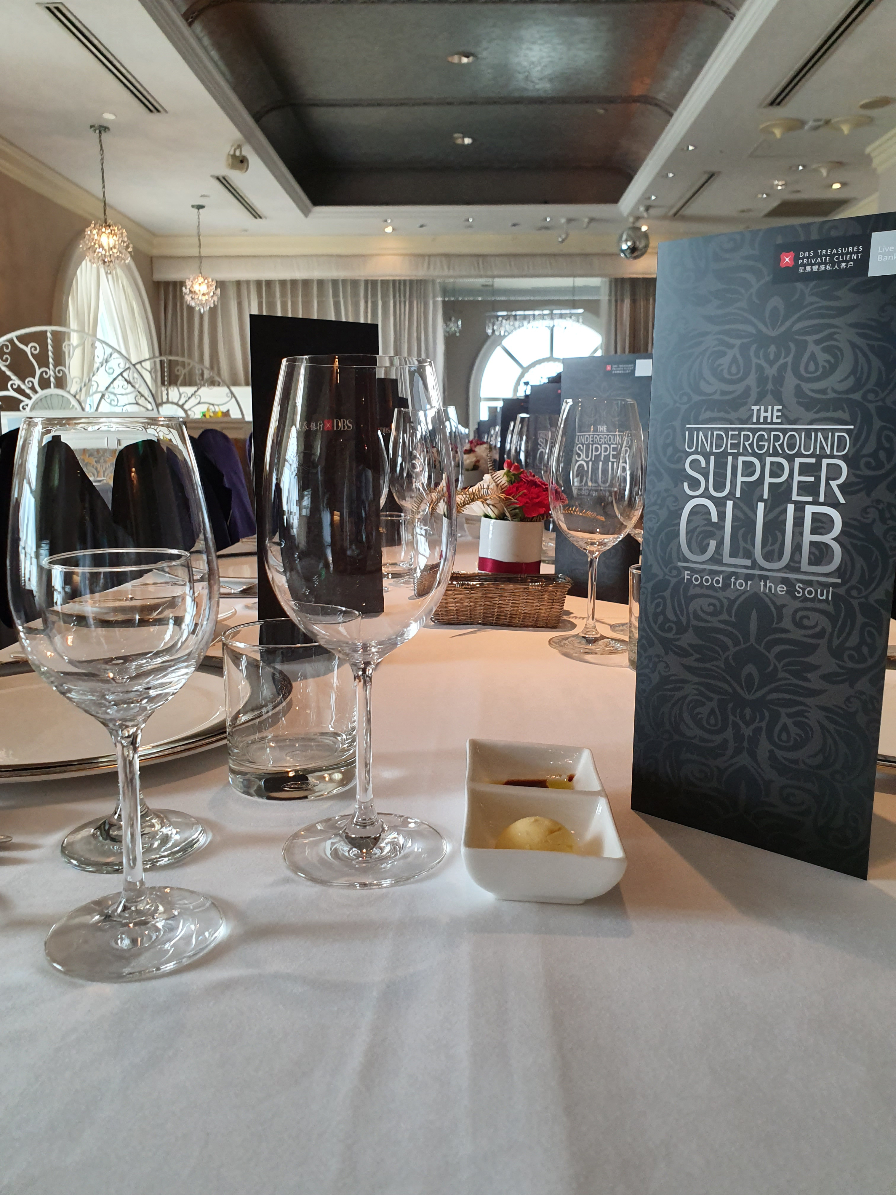 Underground Supper Club dinner