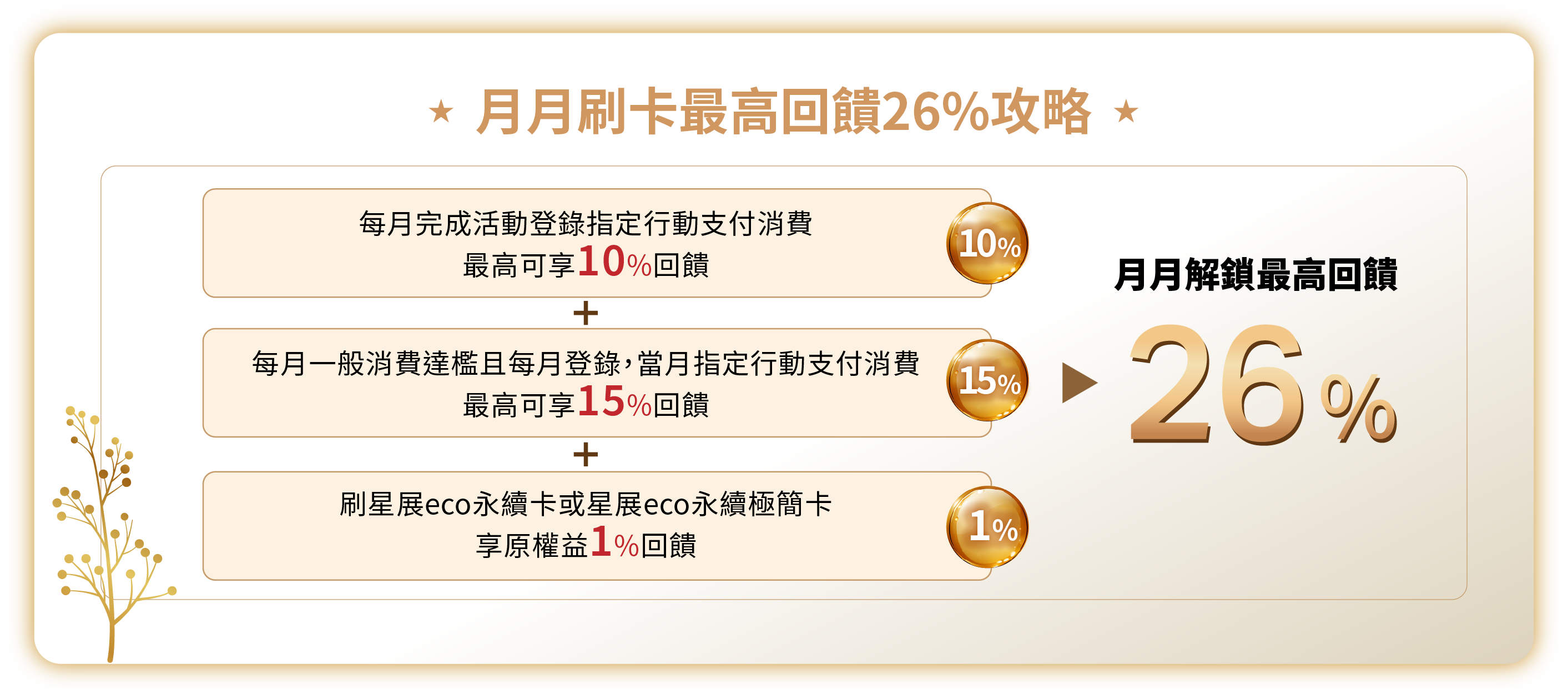 月月刷卡最高回饋攻略
