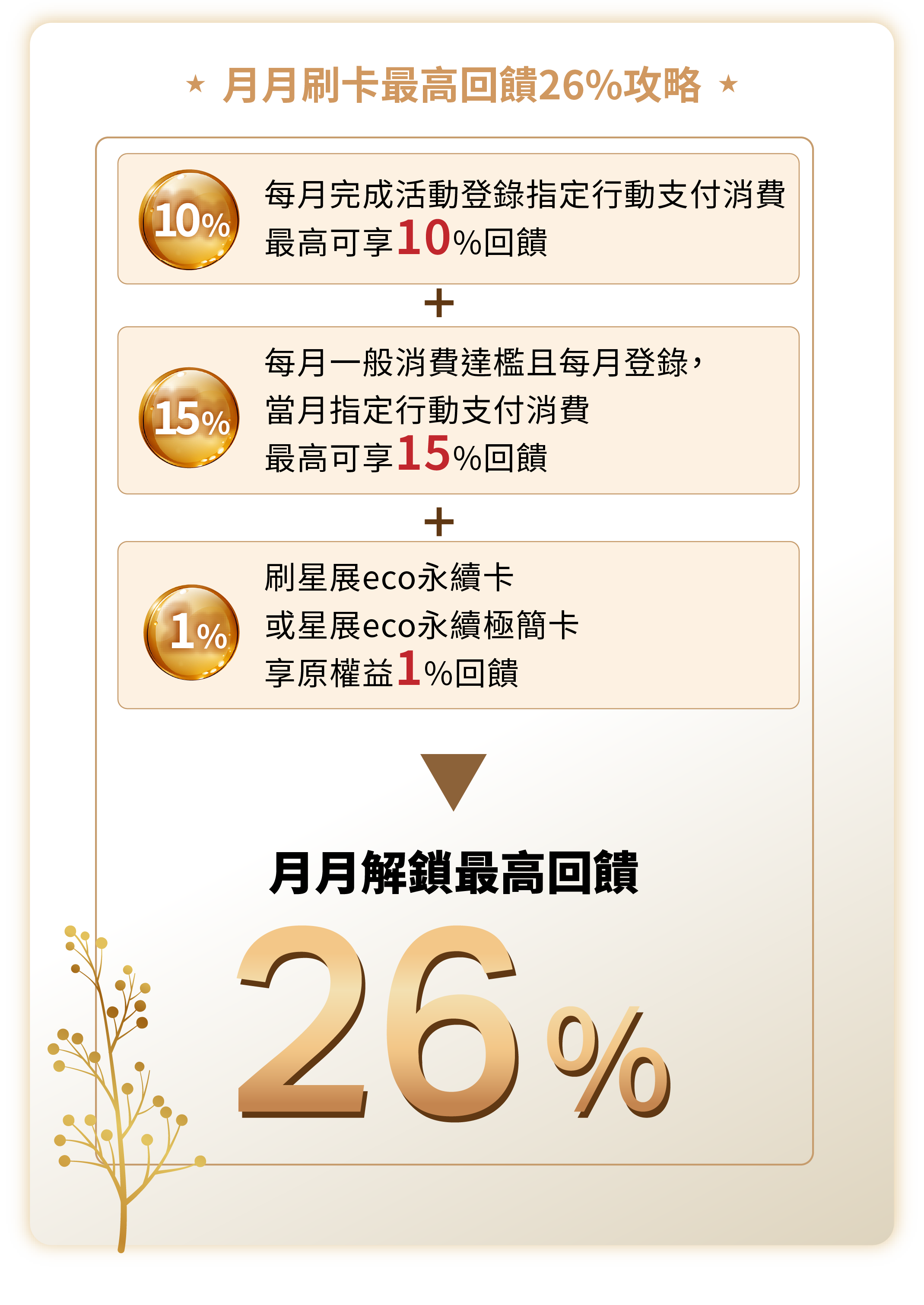 月月刷卡最高回饋攻略